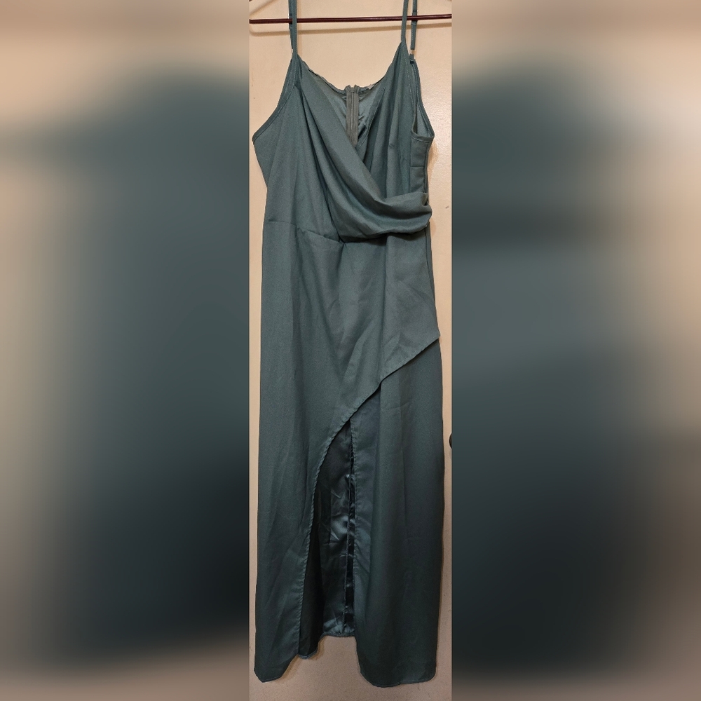 Teal Maxi Dress NWOT
